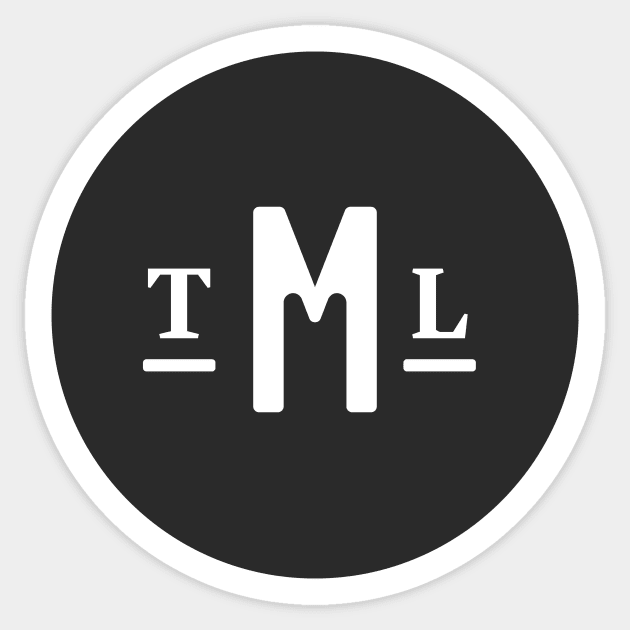 This Motorcycle Life 'TML' Disk Sticker by This Motorcycle Life Podcast